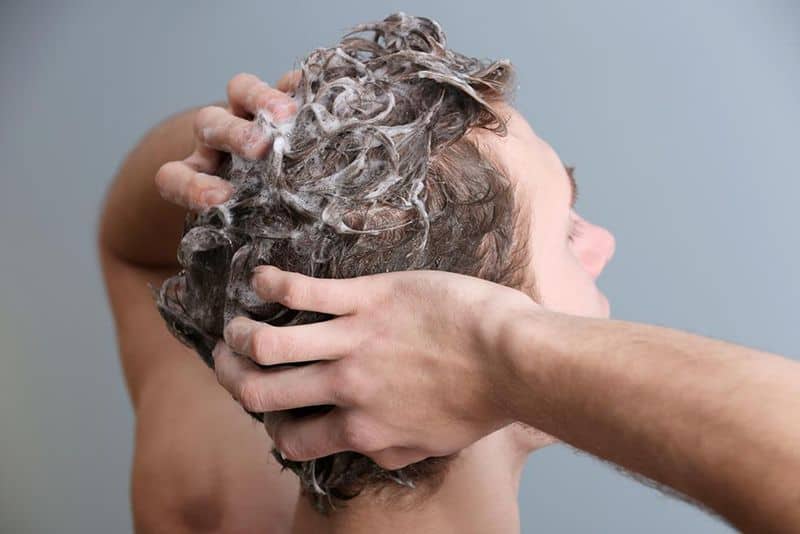 Men's Hair Wash Routine
