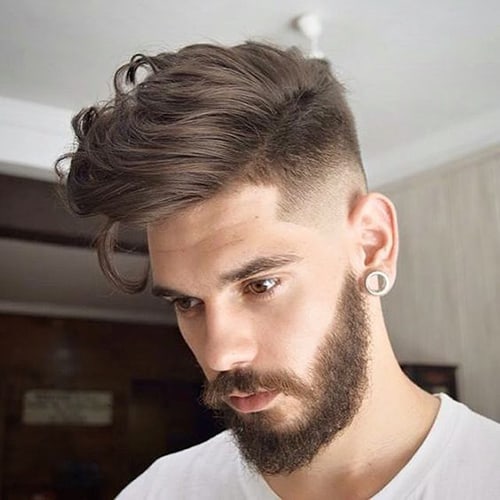 Long Wavy Undercut Hairstyle