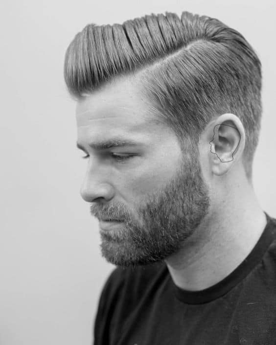 Side Part Undercut Hairstyle Men