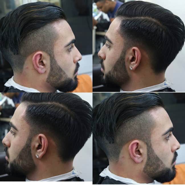 Side Undercut With Fade Hairstyle