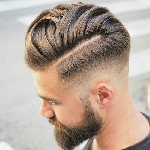 long fade hair