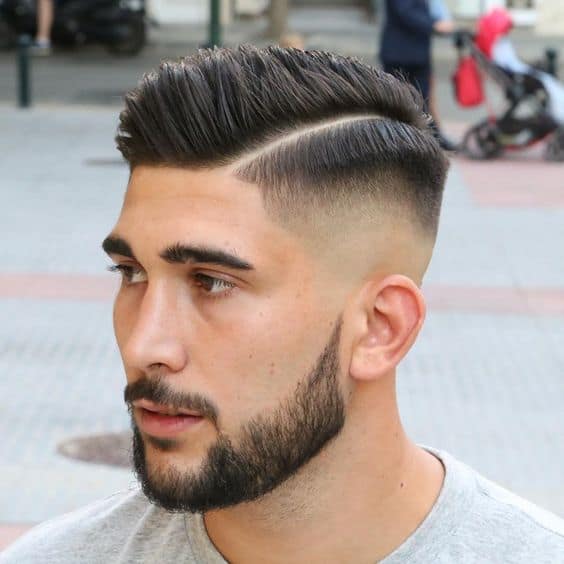 short fade hair men