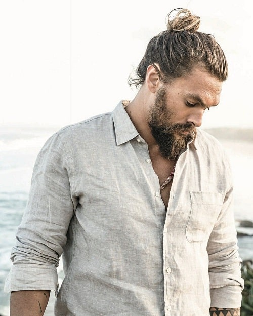 Jason Momoa Man Bun