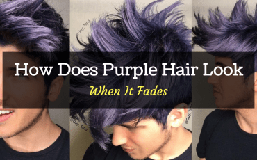 What does purple hair look like when it fades