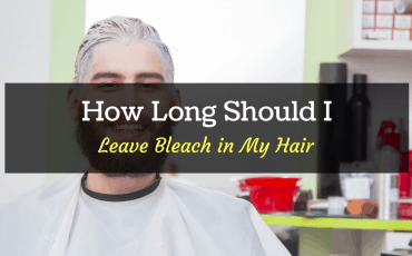 how long should I leave bleach in my hair