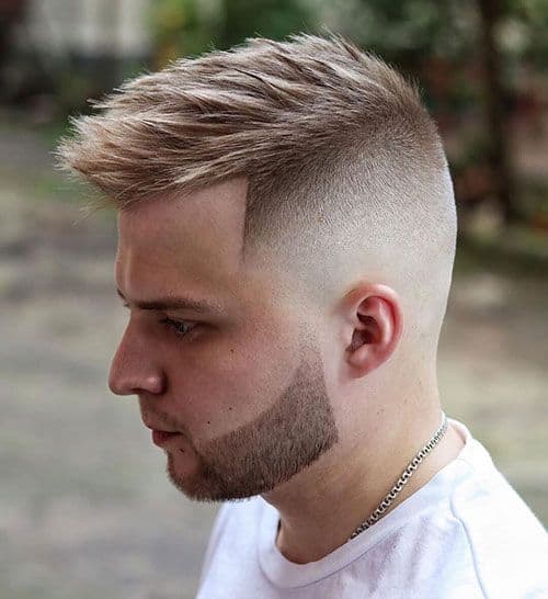 the faux hawk haircut for guys with round faces